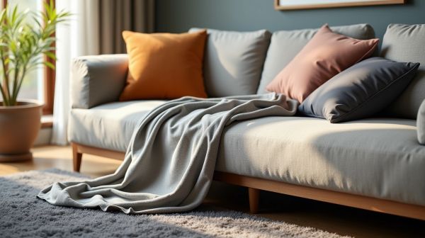 5 idées astucieuses pour habiller votre canapé avec un jeté